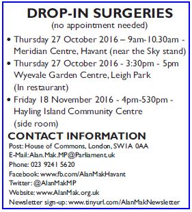 Alan Mak MP Drop-in Surgeries