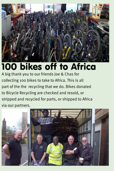Bikes off to Africa