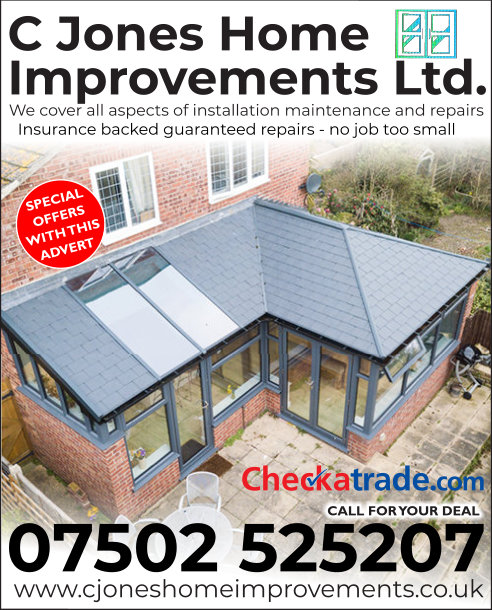 C Jones Home Improvements Ltd. advert