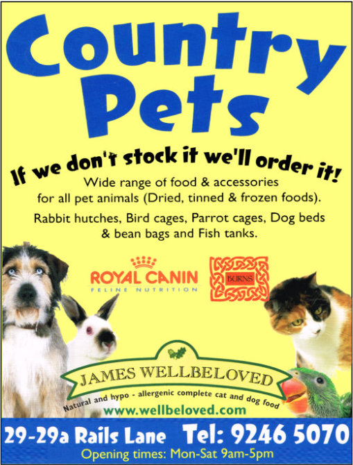 Country Pets advert