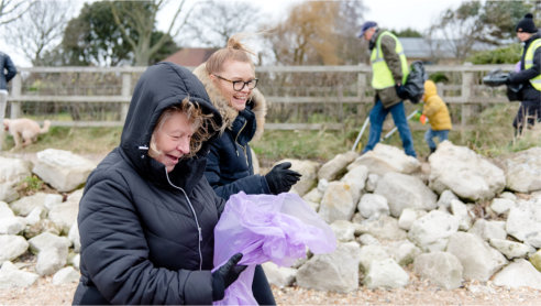 Emsworth volunteers clean up