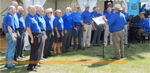 Solent Male Voice Choir at the Emsworth Show