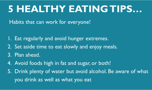 5 Healthy Eating Tips