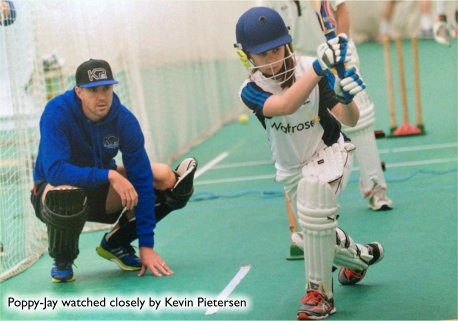 Poppy-Jay and Kevin Pietersen