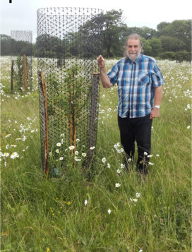 Richard Hitchcock at the orchard