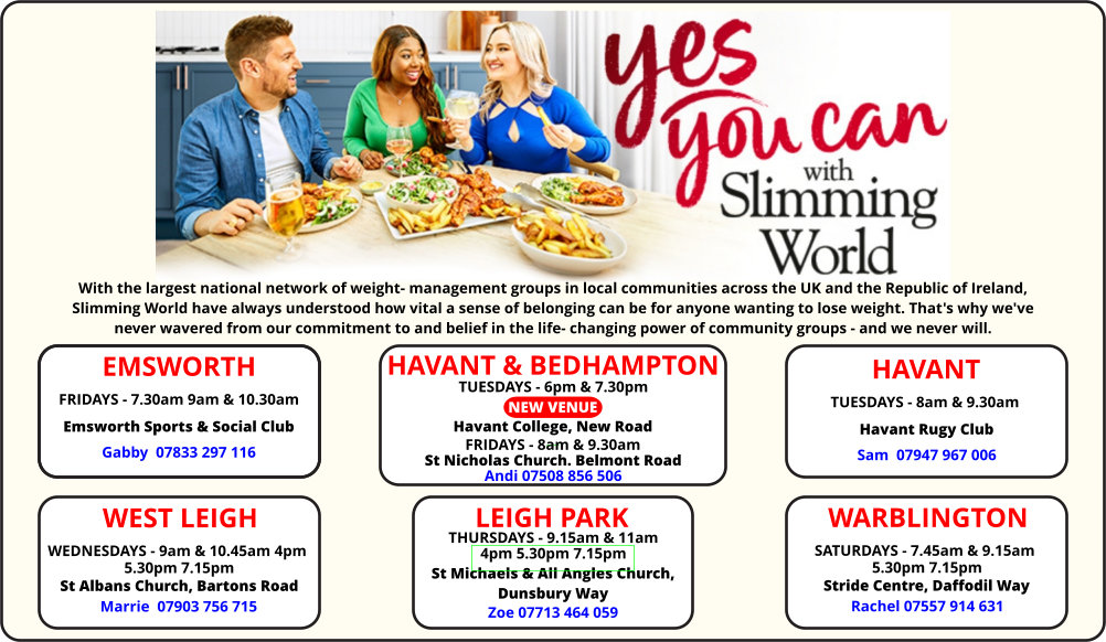 Slimming World advert