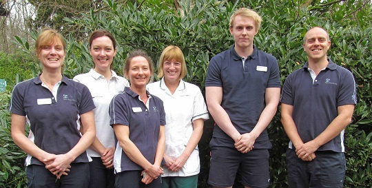 The Physiotherapy team at Spire Portsmouth Hospital