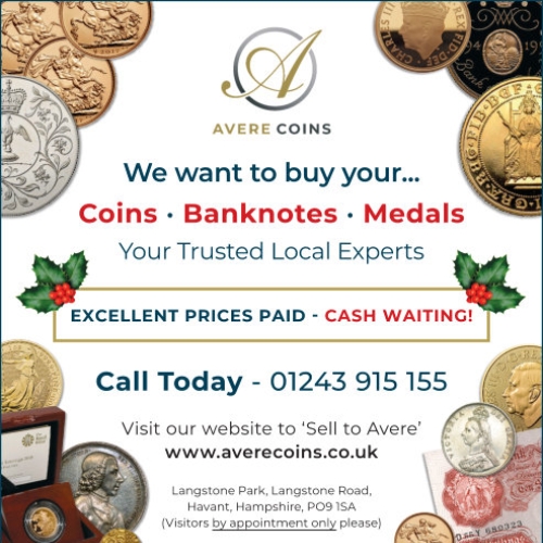 AVERE COINS advert
