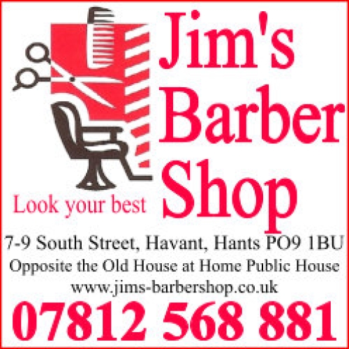 Jim's Barber Shop advert