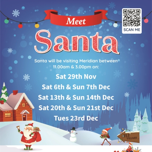 Meet Santa at Havant Meridian Centre 2025