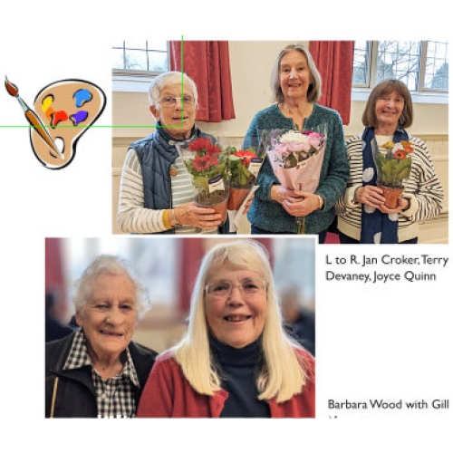 ROWLANDS CASTLE PAINTING SOCIETY THANKS TO VOLUNTEERS