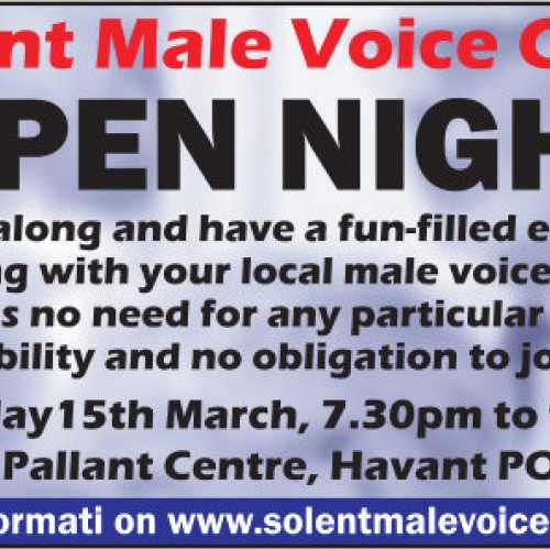 Solent Male Voice Choir banner