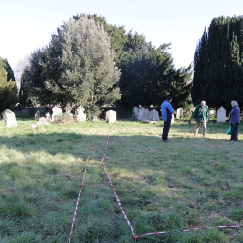 Cemetery Dig Reavels Site of St Faiths Mortuary