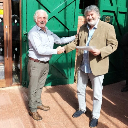 Special visitor to Staunton Country Park