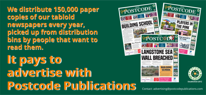 Advertise with Postcode Publications banner